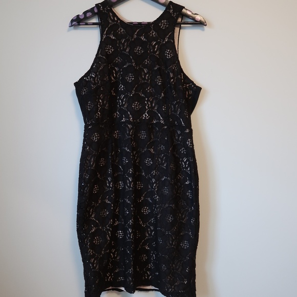 H&M Black Lace Dress Size Medium - Picture 3 of 5